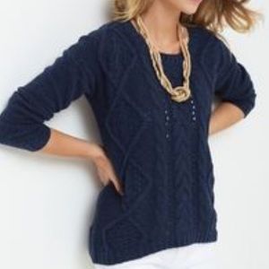 Tommy Bahama Larchmont Cable Knit Pullover Sweater